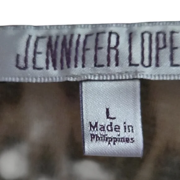 Jennifer Lopez Leopard Print Tank with Black Mesh Detail - Picture 4 of 5